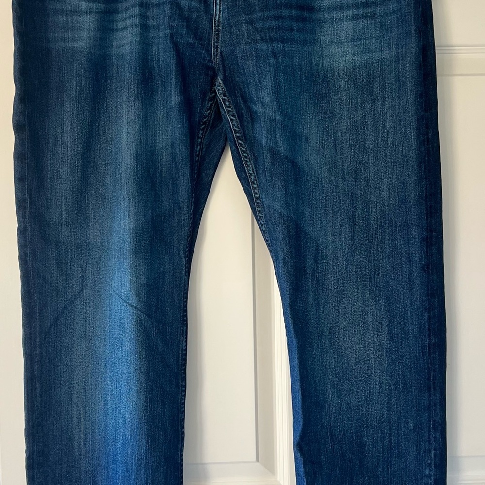 7 For All Mankind Dark Blue Relaxed Jeans
